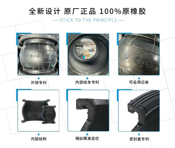 郑州市单冷凝器冷水机组防拉脱橡胶接头